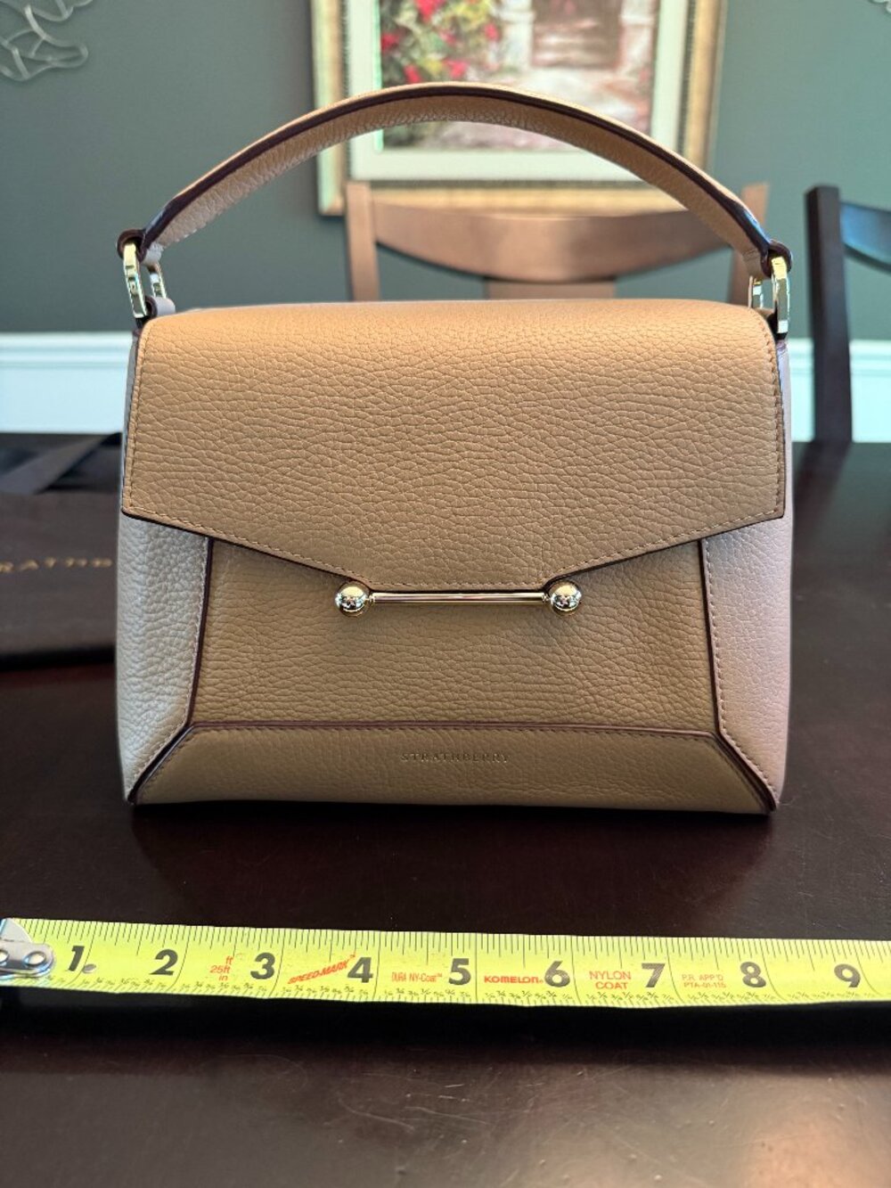 Strathberry Mosaic - regular size, caramel